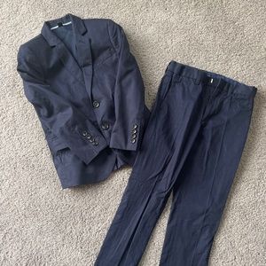 Navy jcrew suit boys size 8